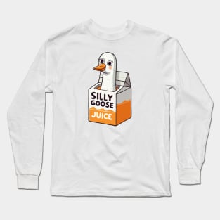 Silly Goose Orange Juice Long Sleeve T-Shirt